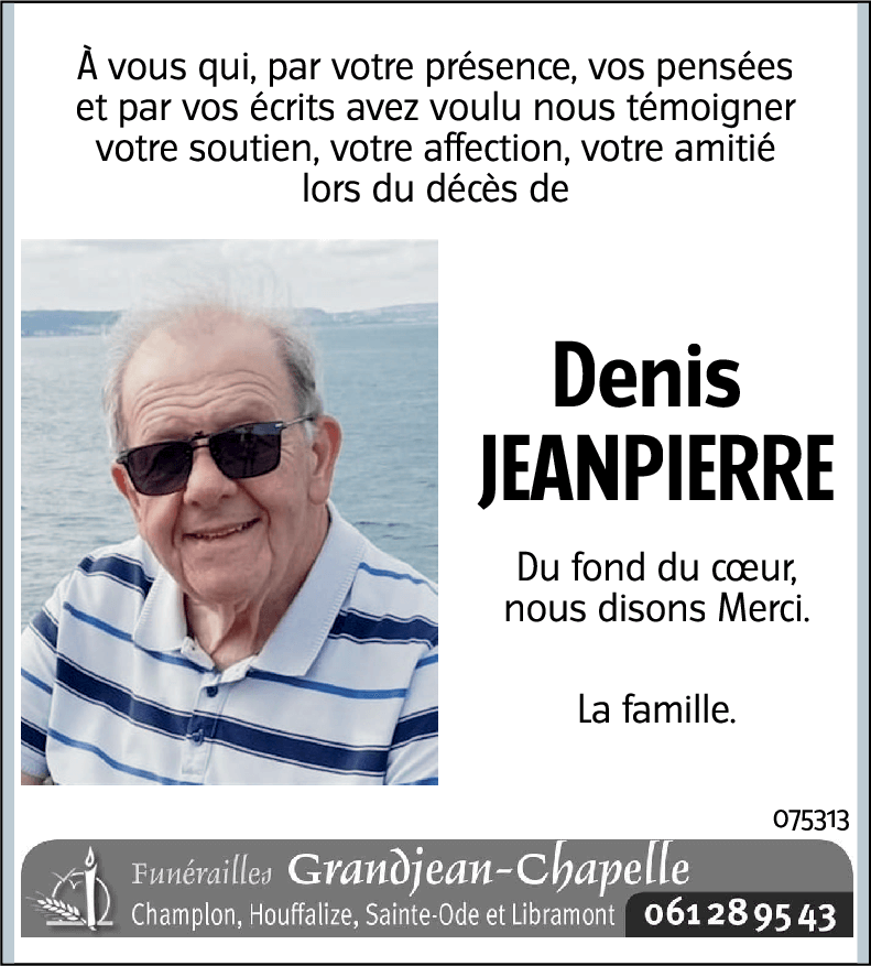 Denis JEANPIERRE