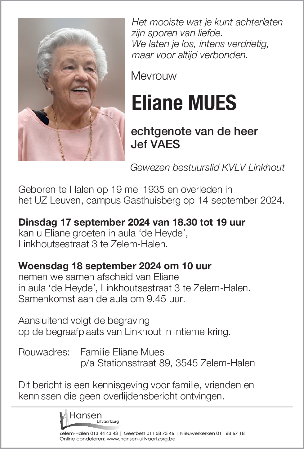 Eliane MUES