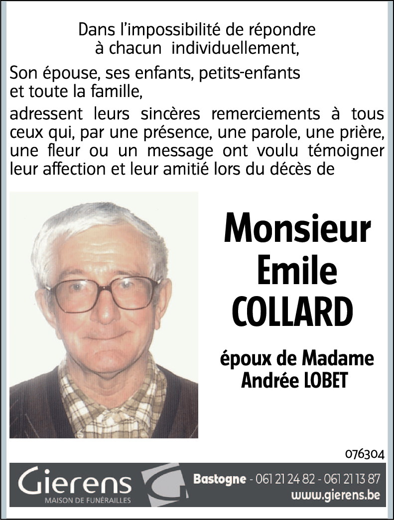 Emile COLLARD