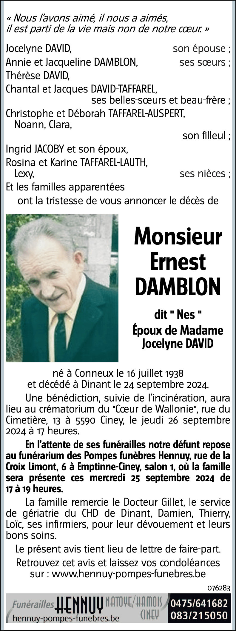 Ernest DAMBLON