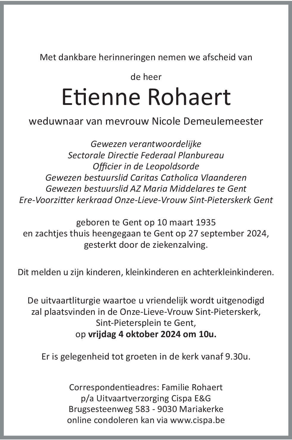 Etienne Rohaert