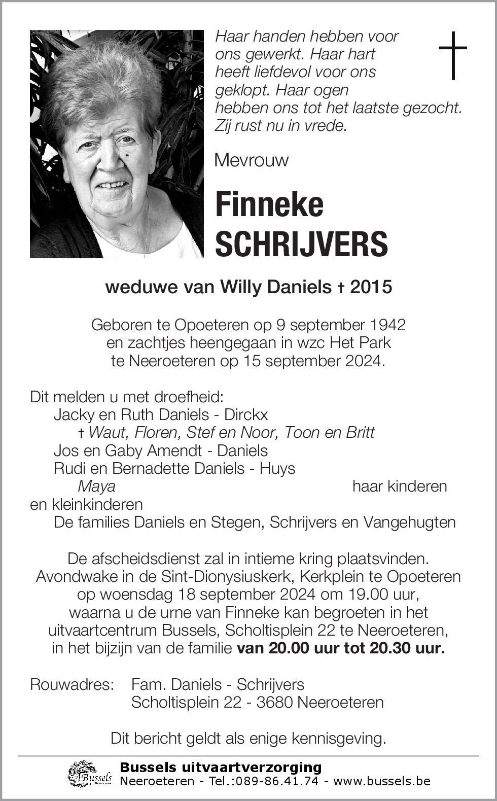 Finneke SCHRIJVERS