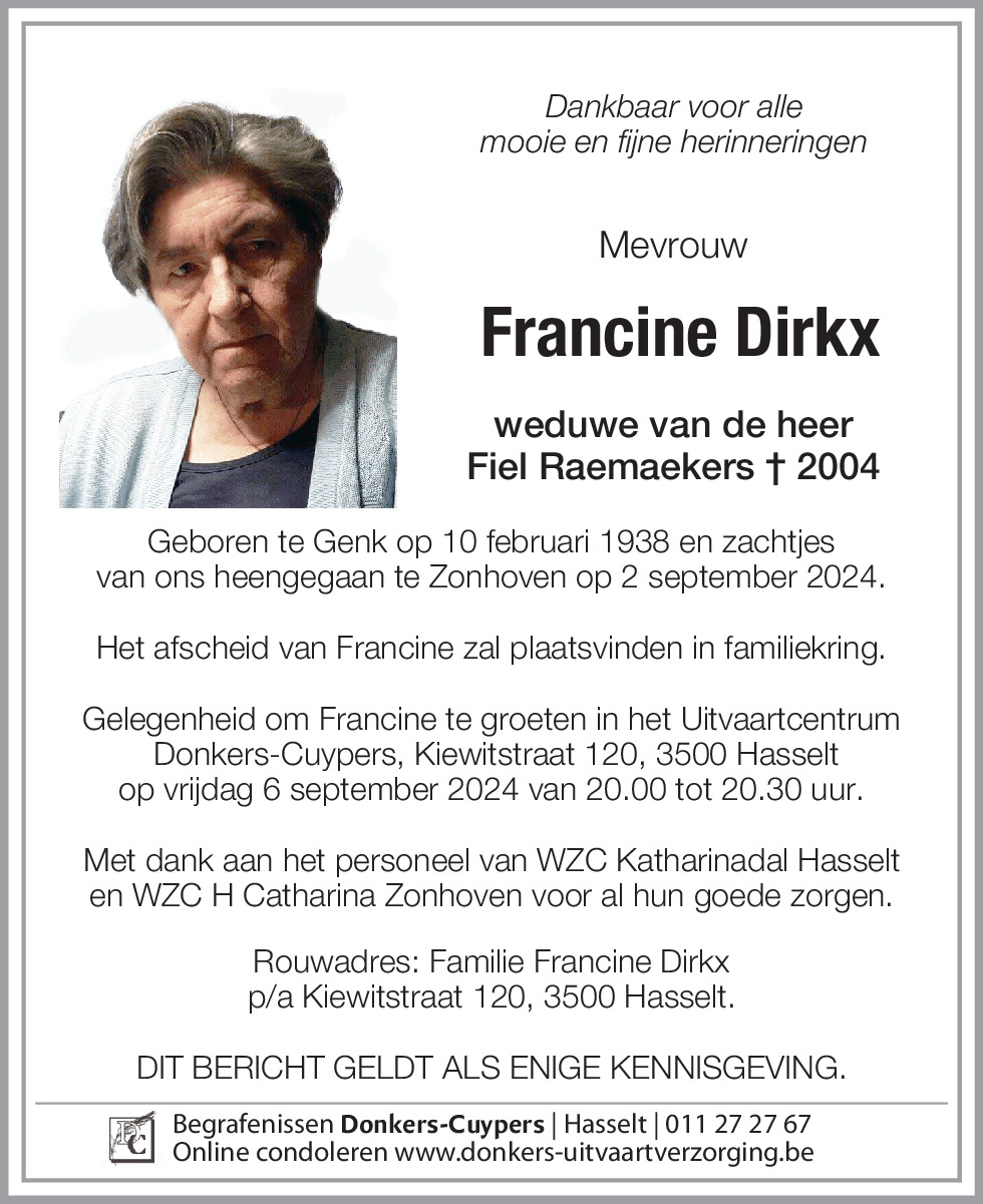 Francine Dirkx