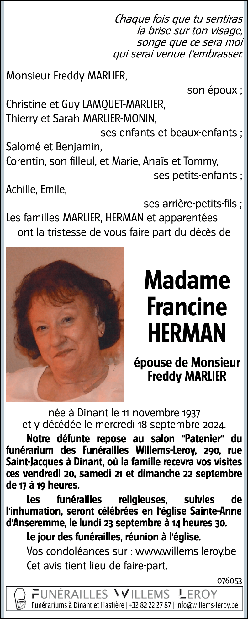 Francine HERMAN