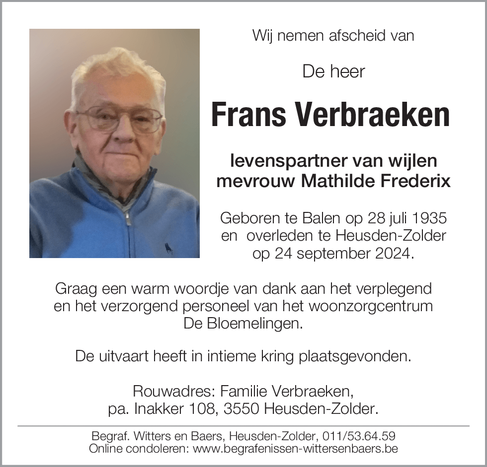 Frans Verbraeken