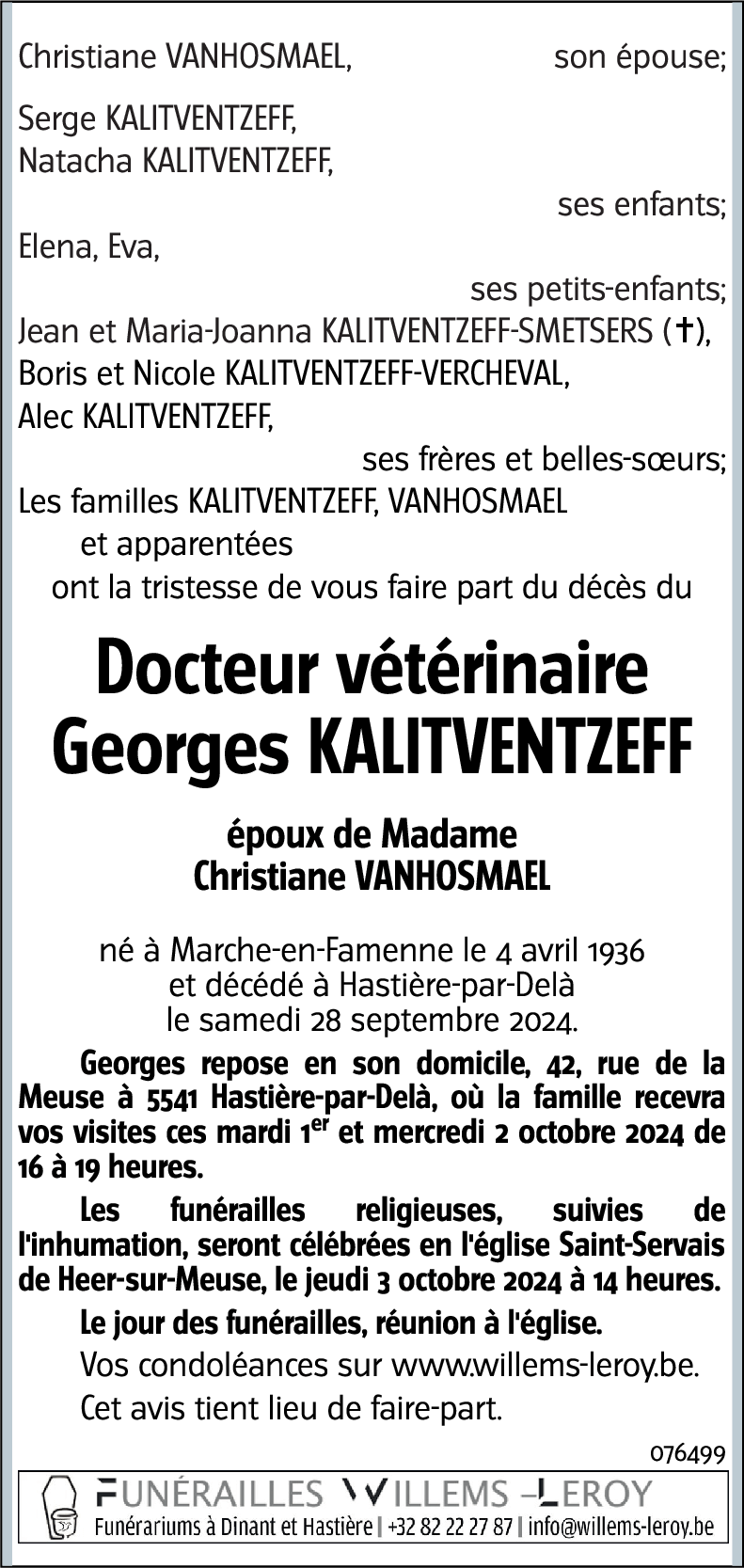 Georges KALITVENTZEFF