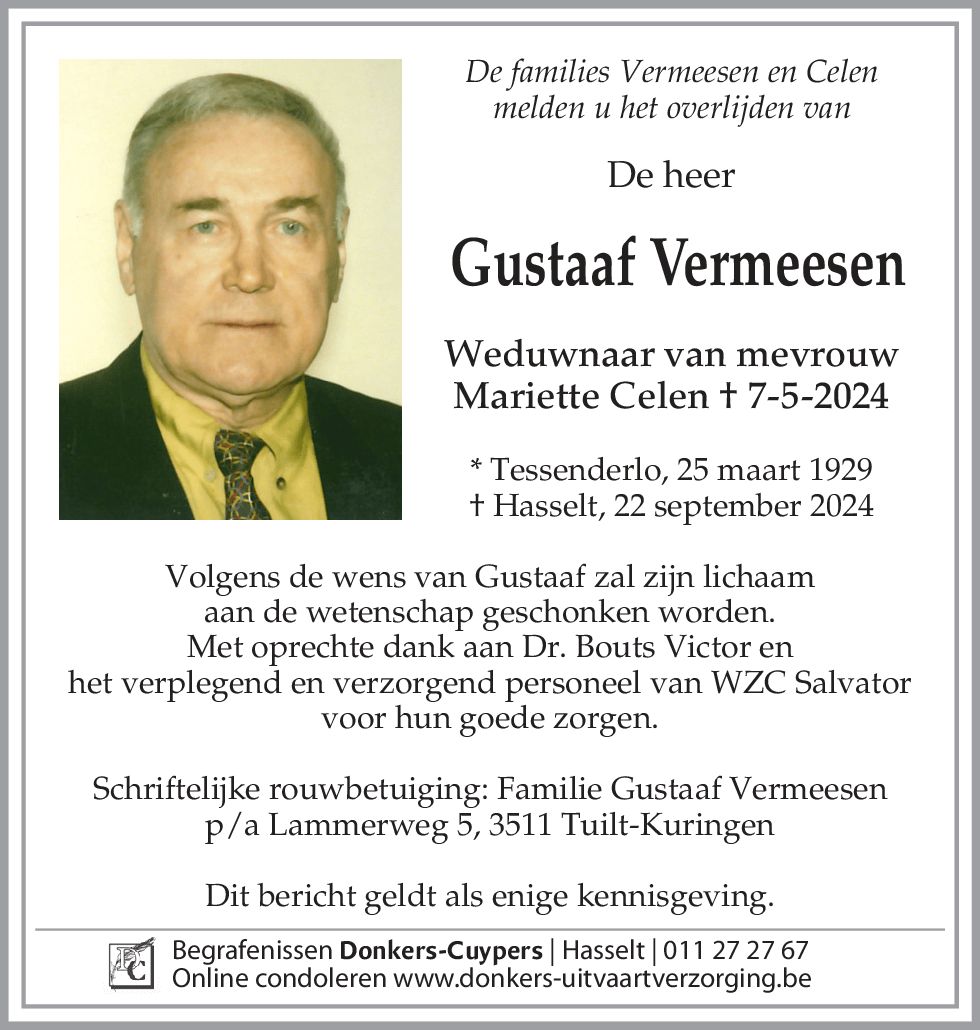 Gustaaf Vermeesen