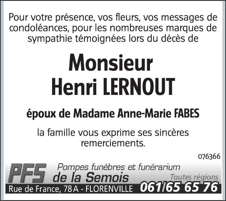 Henri LERNOUT