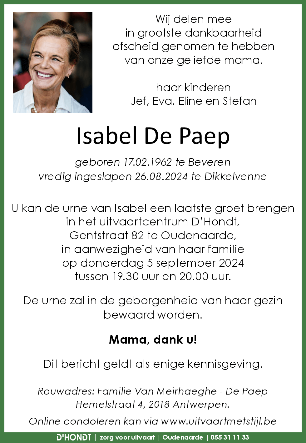 Isabella De Paep