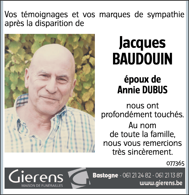 Jacques BAUDOUIN