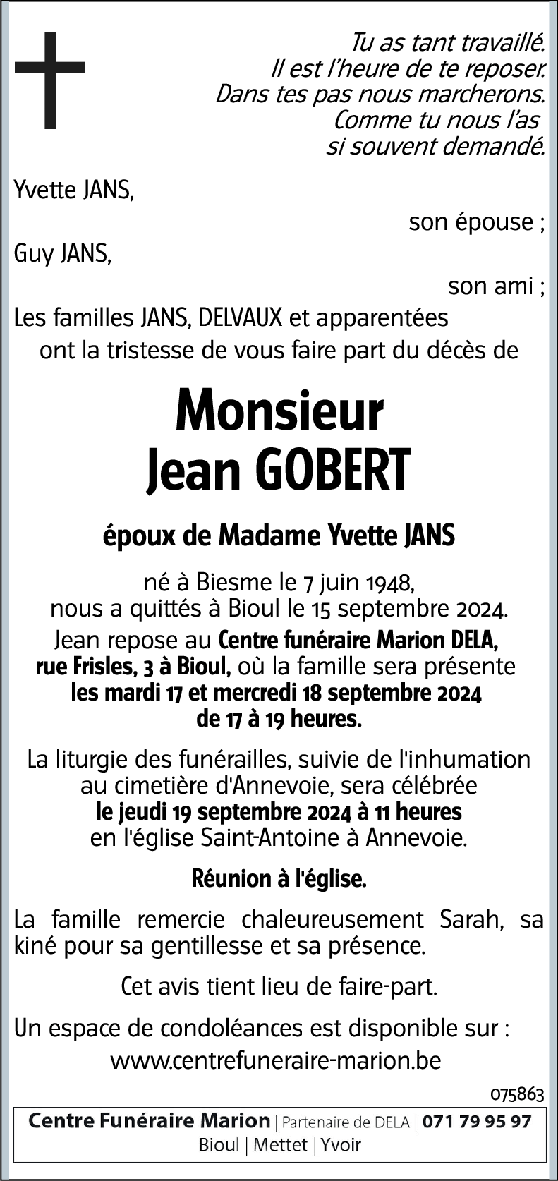 Jean GOBERT