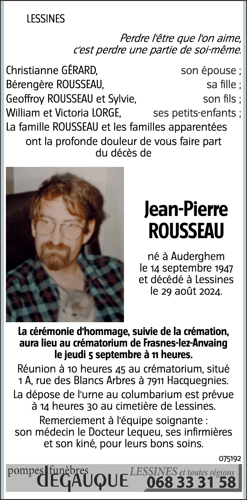 Jean-Pierre ROUSSEAU