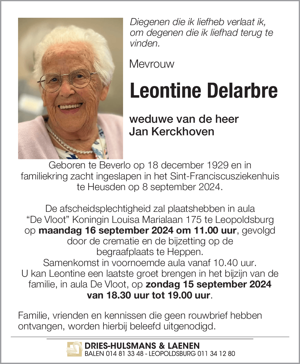 Leontine Delarbre