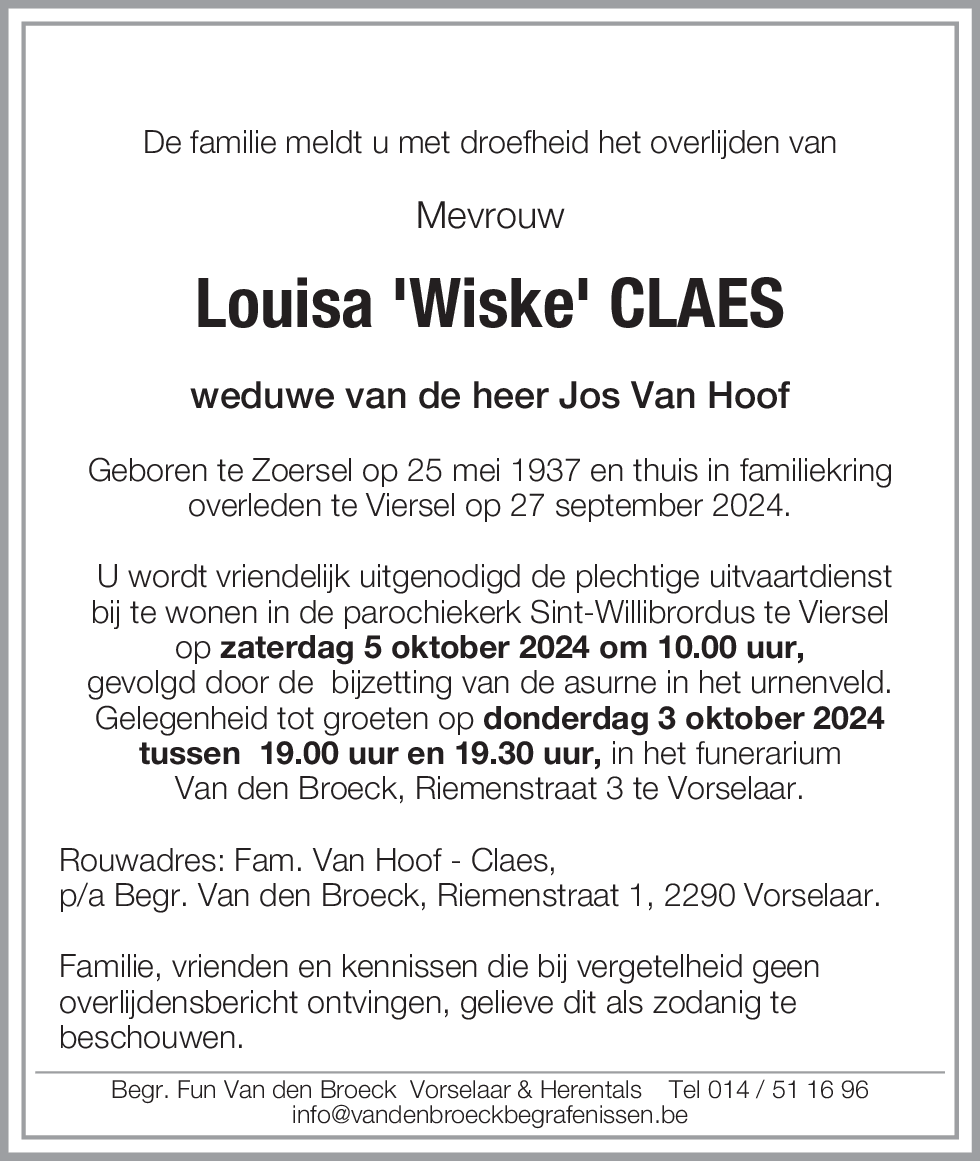 Louisa Claes