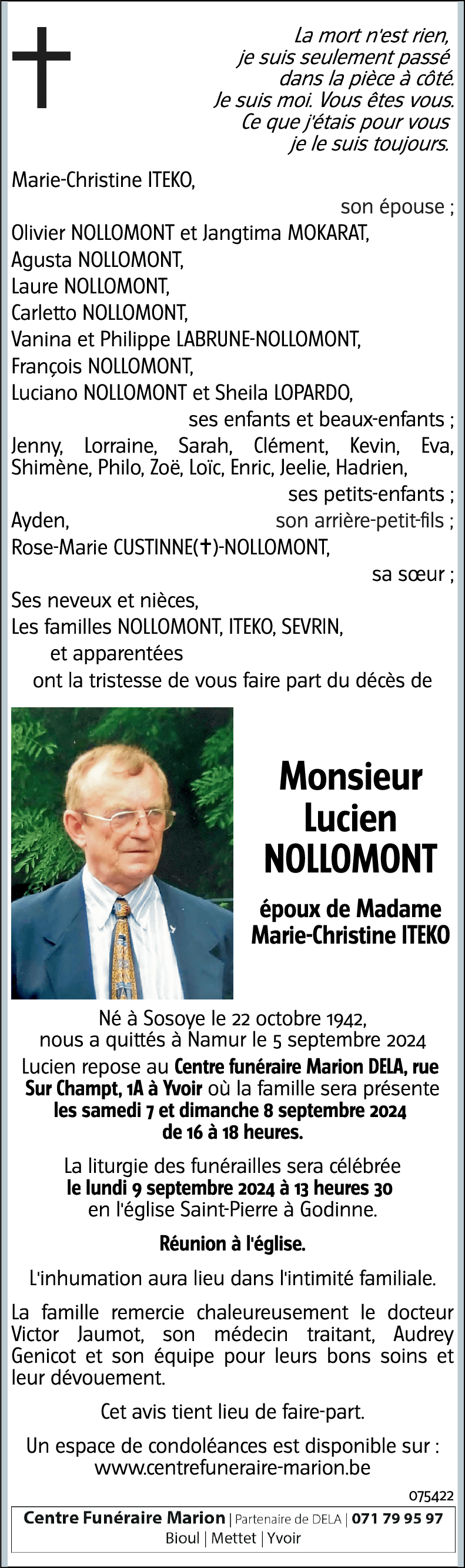 Lucien NOLLOMONT