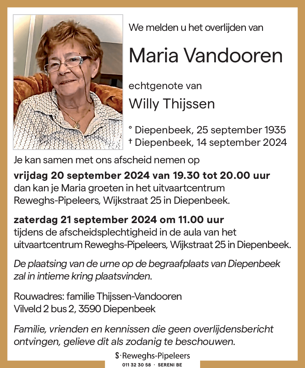 Maria Vandooren