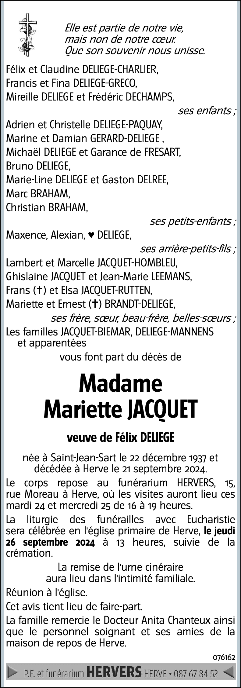 Mariette JACQUET