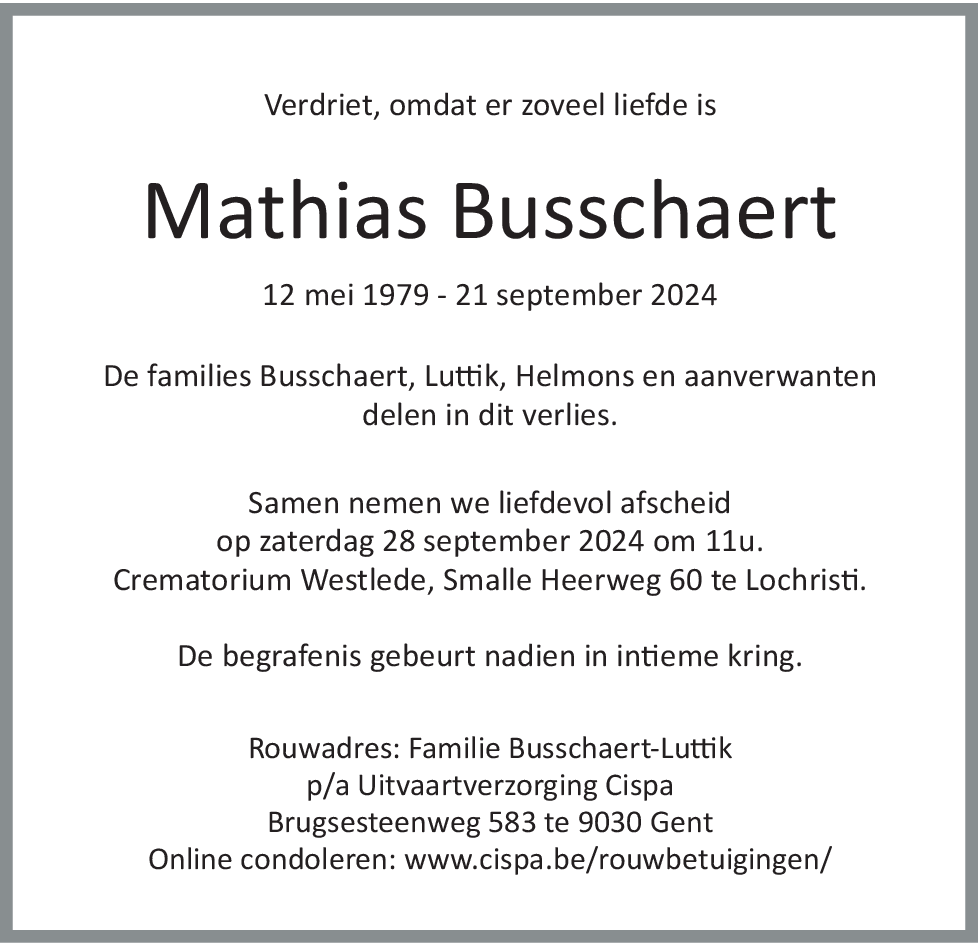 Mathias Busschaert