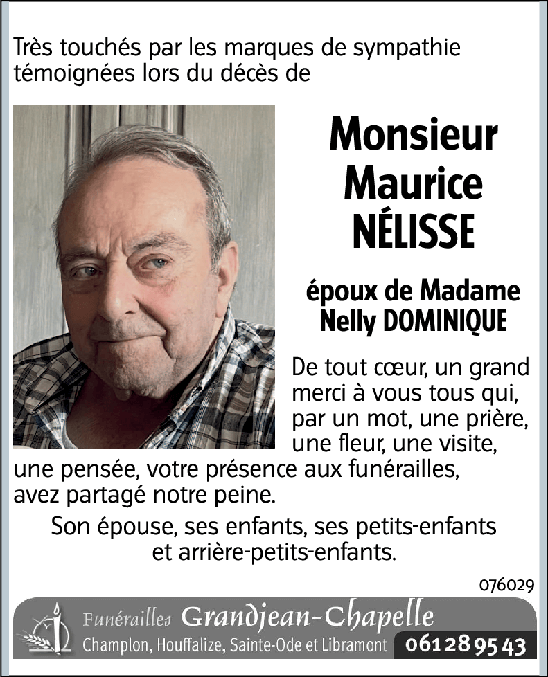 Maurice NÉLISSE