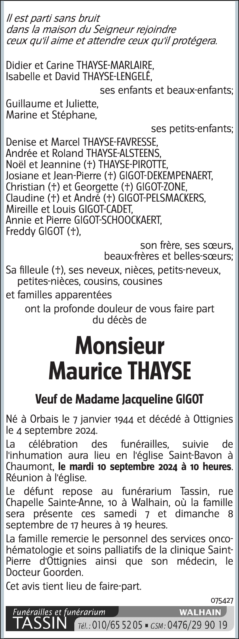 Maurice Thayse