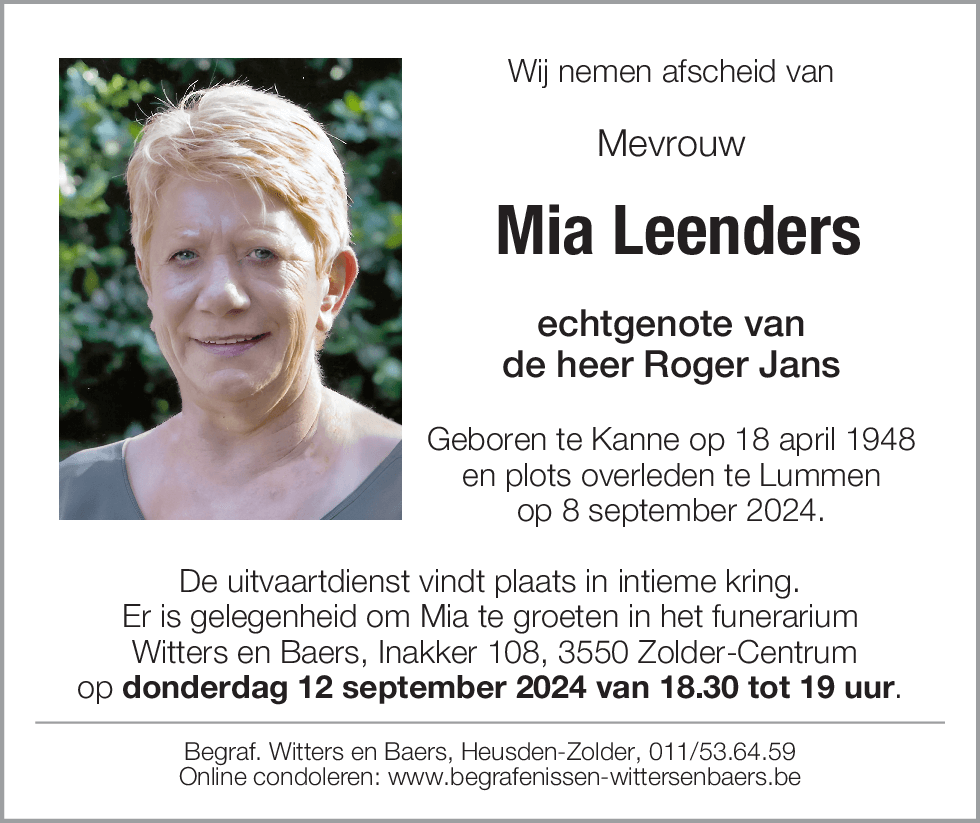 Mia Leenders