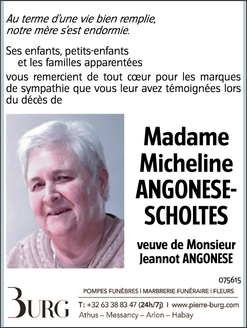 Micheline SCHOLTES