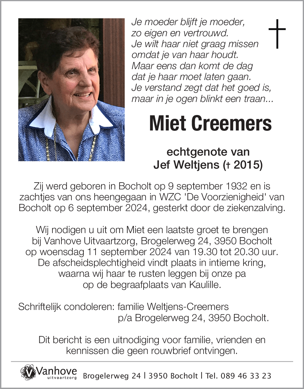 Miet Creemers