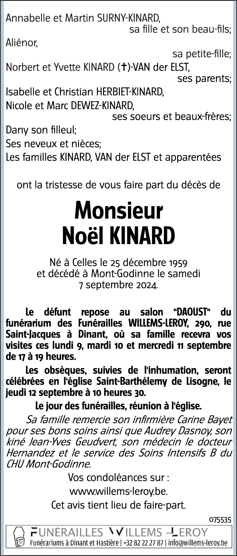 Noël KINARD