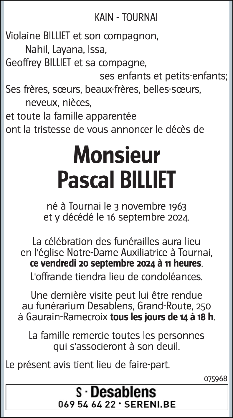 Pascal BILLIET