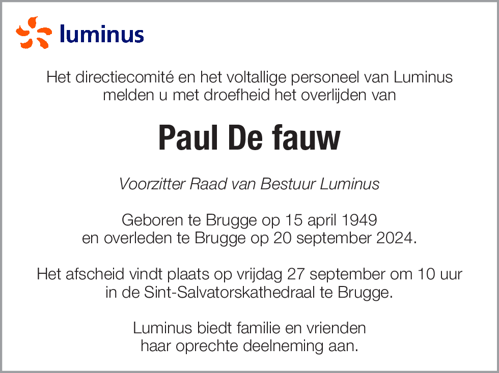 Paul De fauw