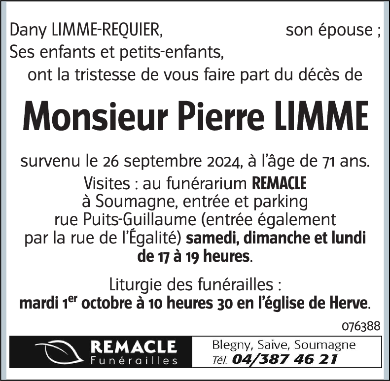 Pierre LIMME