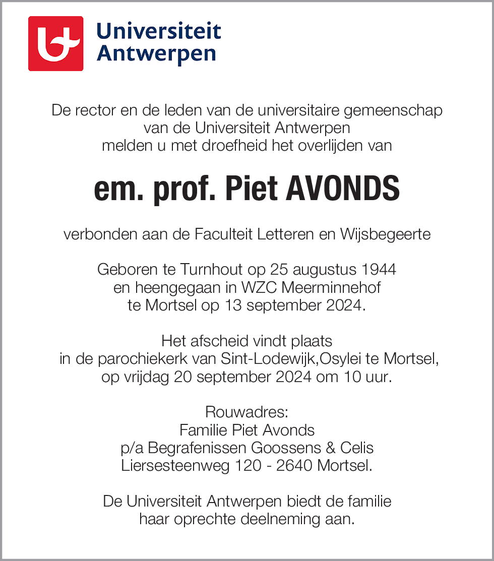 Piet Avonds