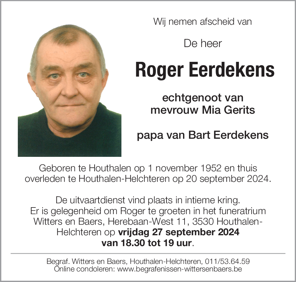 Roger Eerdekens