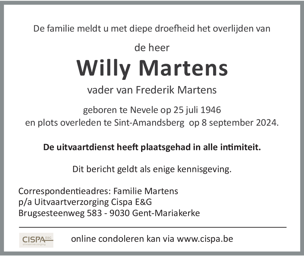 Willy Martens