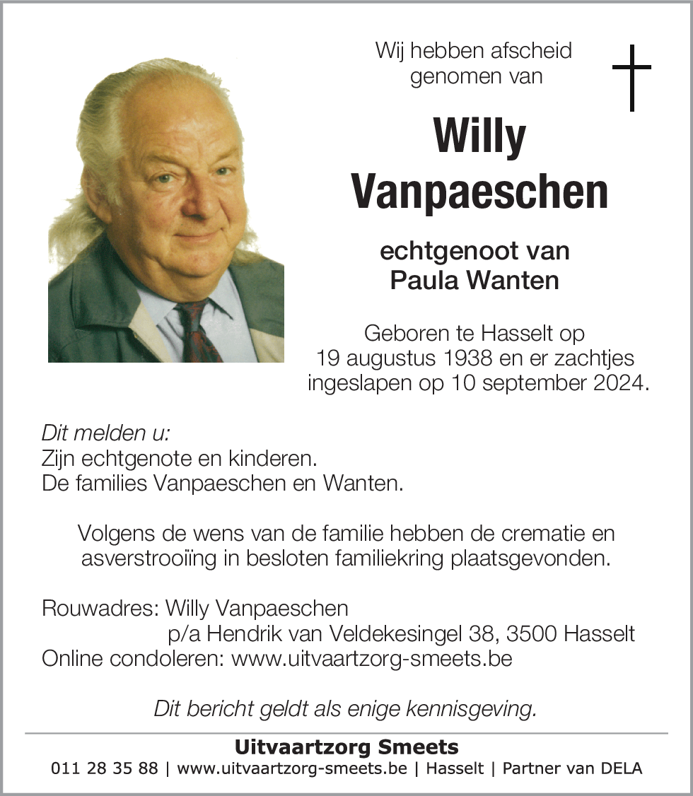 Willy Vanpaeschen