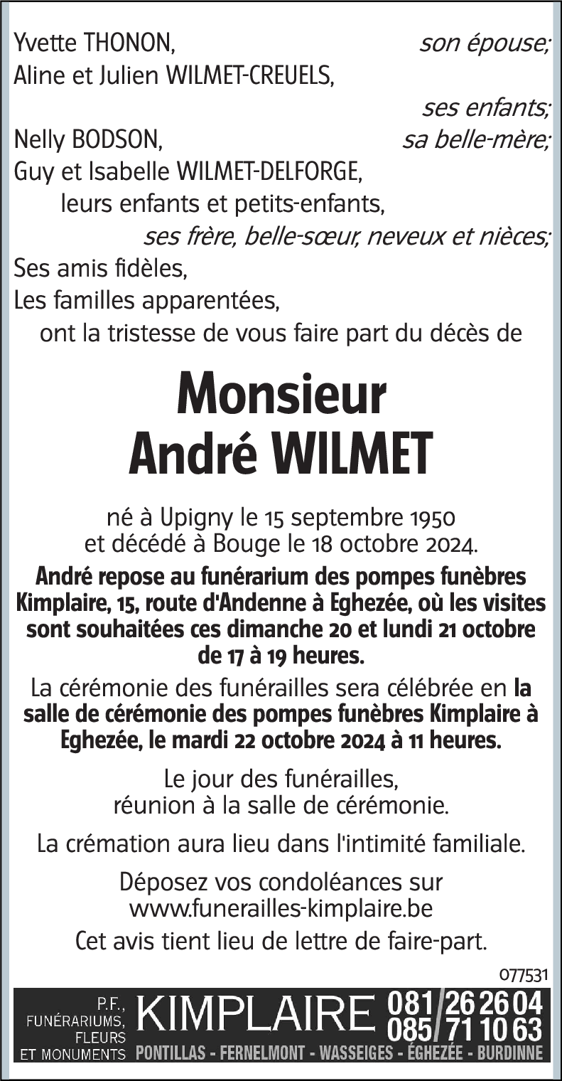 André WILMET