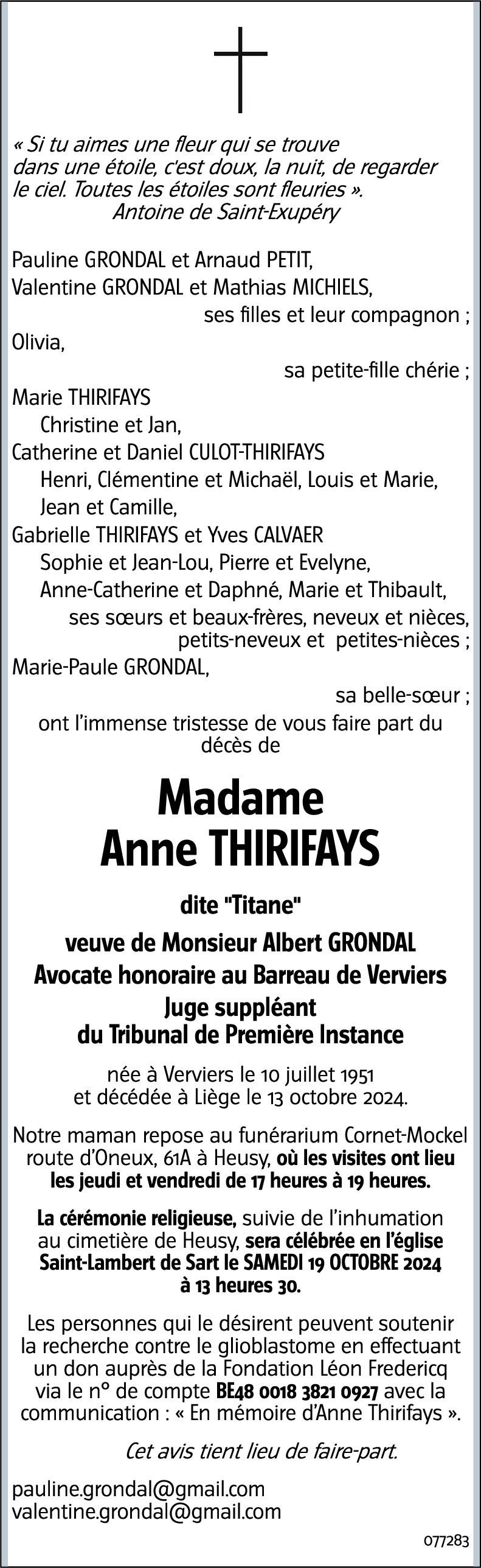 Anne THIRIFAYS