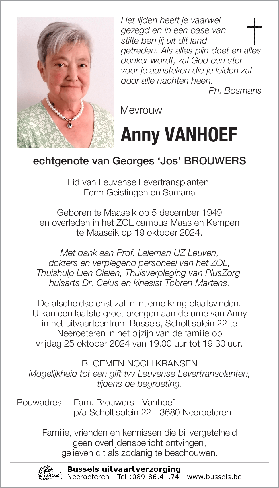 Anny VANHOEF