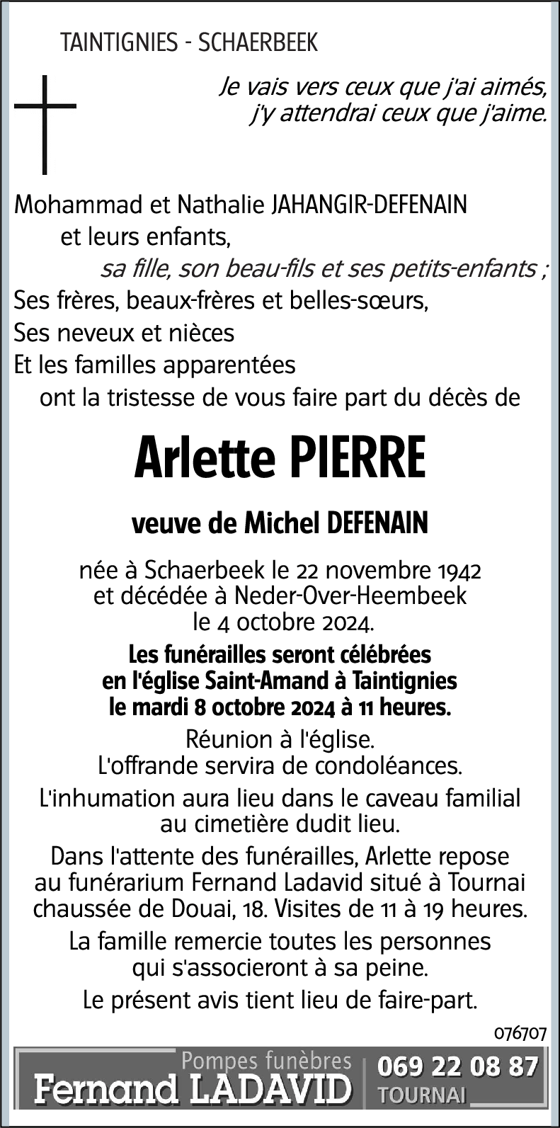 Arlette PIERRE