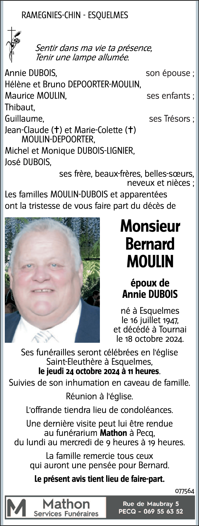 Bernard MOULIN