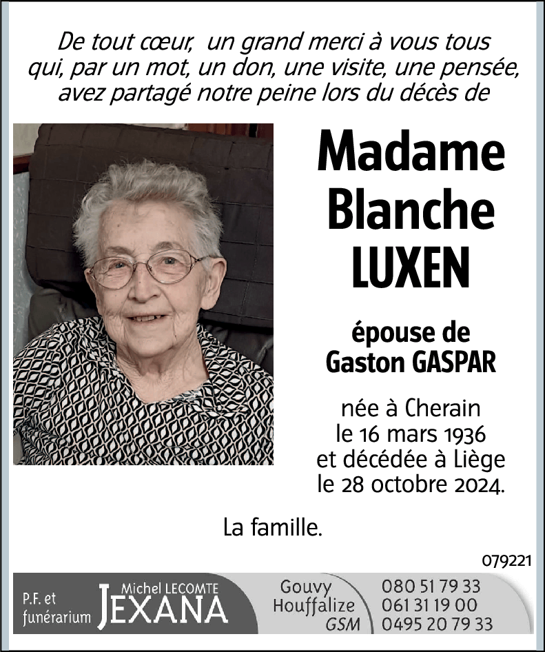 Blanche Luxen