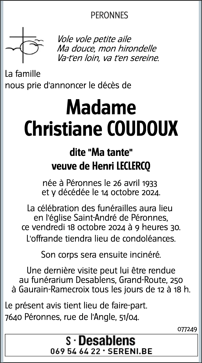 Christiane Coudoux