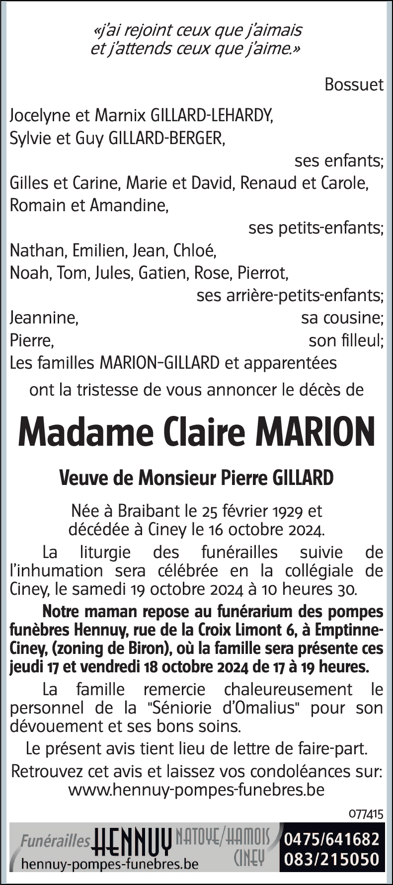 Claire MARION