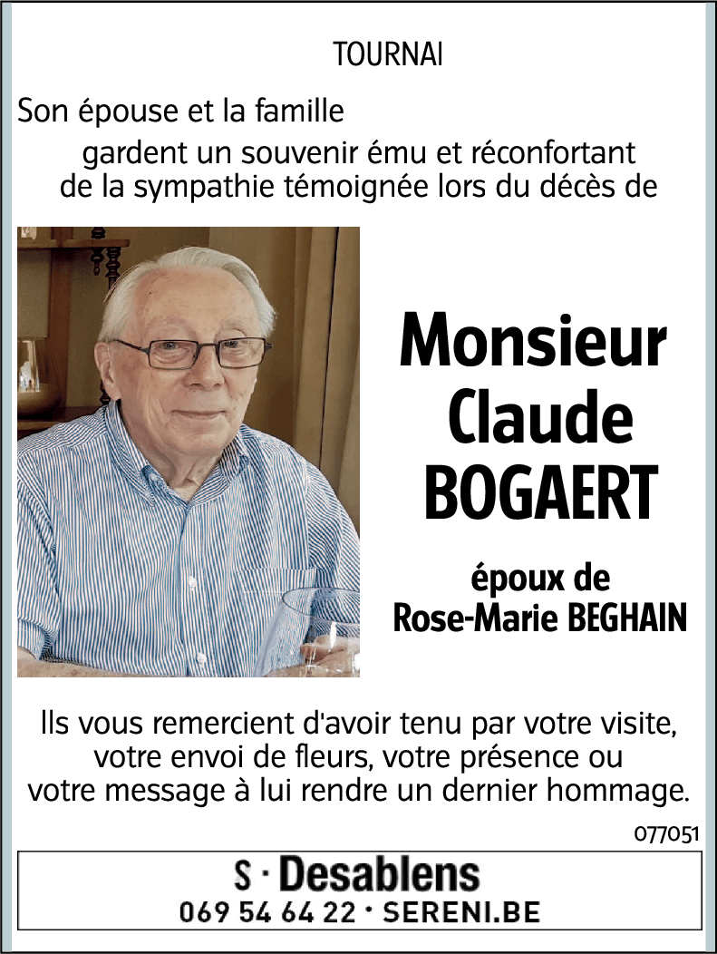 Claude Bogaert