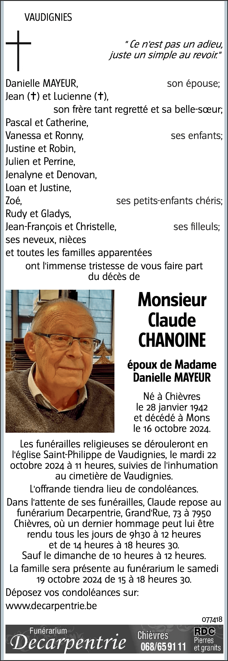 Claude Chanoine