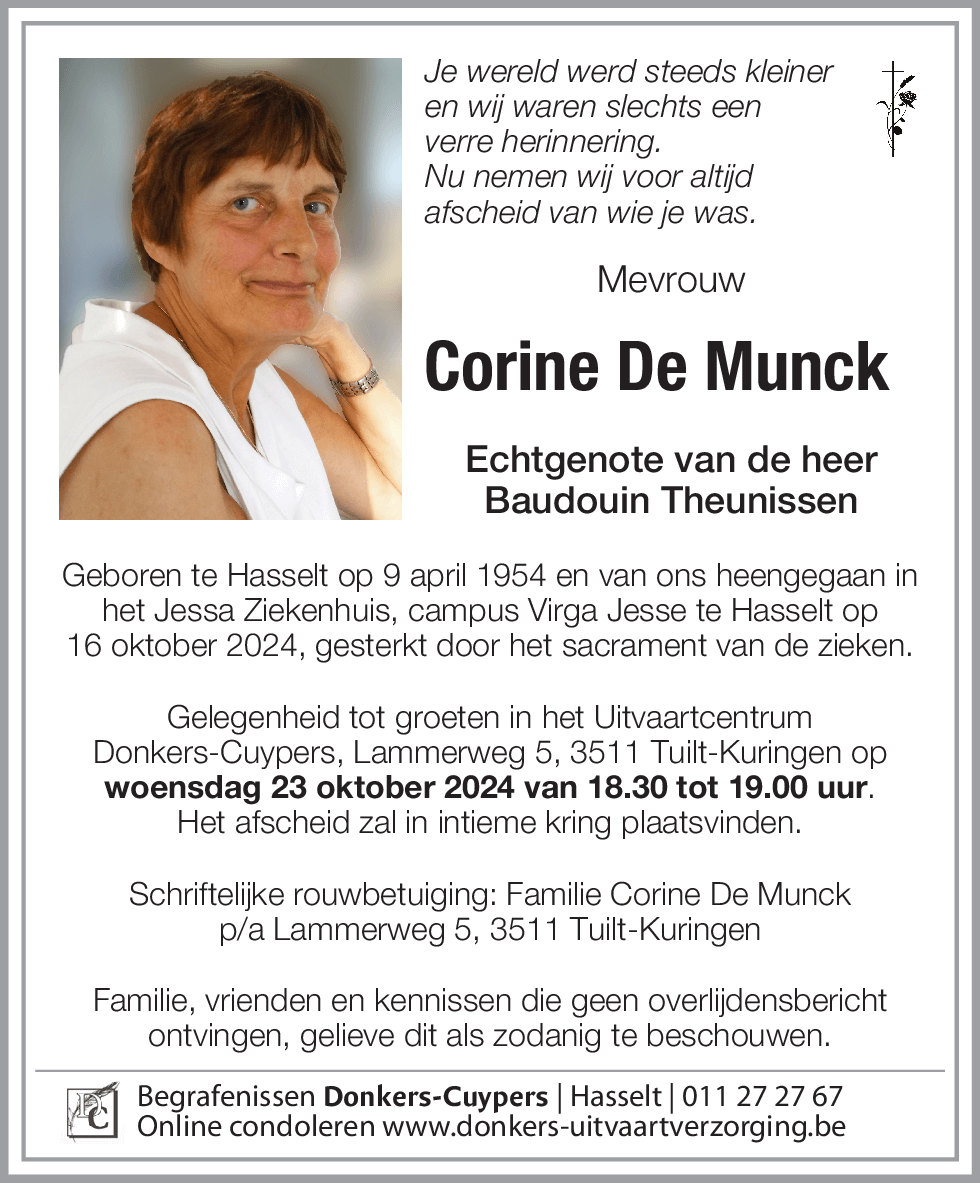 Corine De Munck