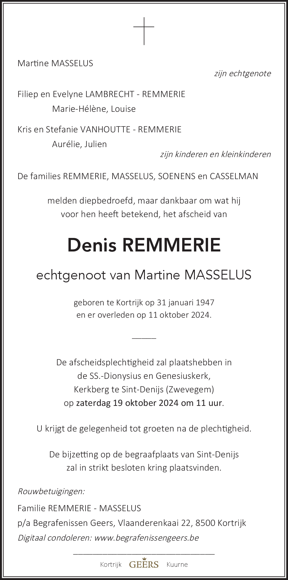 Denis REMMERIE