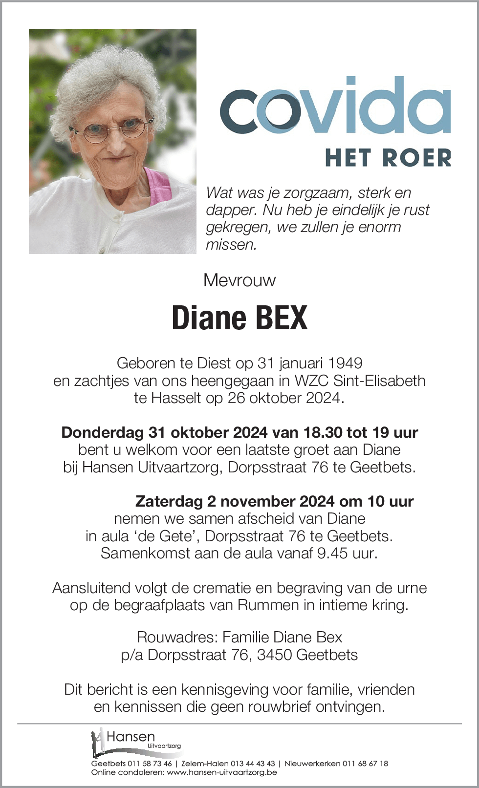 Diane BEX