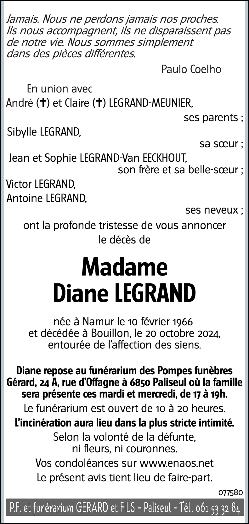 Diane LEGRAND