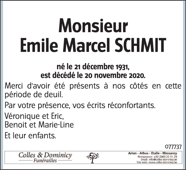 Emile Marcel SCHMIT